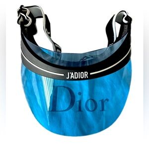 Authentic Christian Dior Diorclub mirrored visor blue